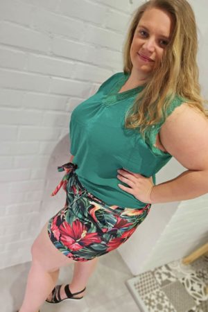 Ronde&Jolie - Short fleuri