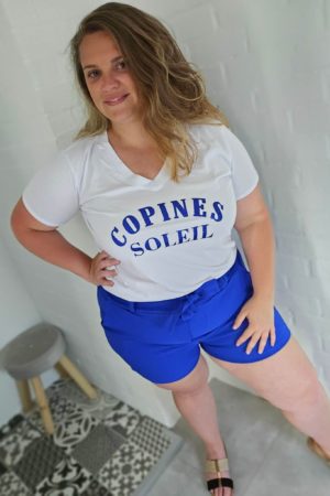Ronde&Jolie - Short confort Bleu