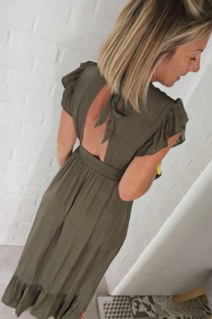 Robe Naëlle kaki