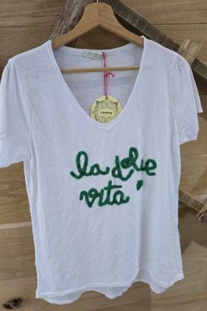 T-shirt La Dolce Vita - Vert