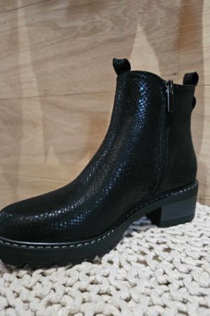 Boots noir brillant