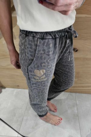 Pantalon relax Léonie - Gris taupe