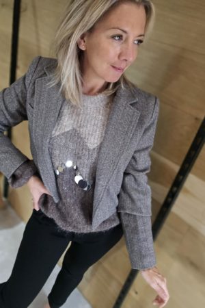 Blazer Lily - Marron