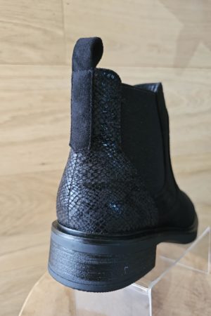 Boots courtes Noir Croco