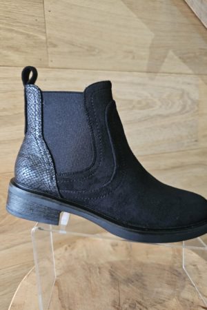 Boots courtes Noir Croco