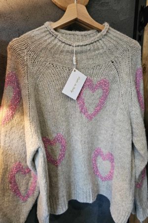 Pull Hearts - Beige