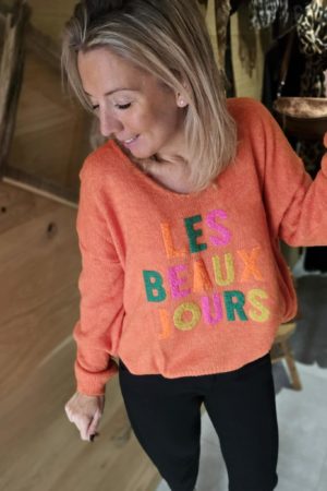 Pull Les Beaux Jours - Orange