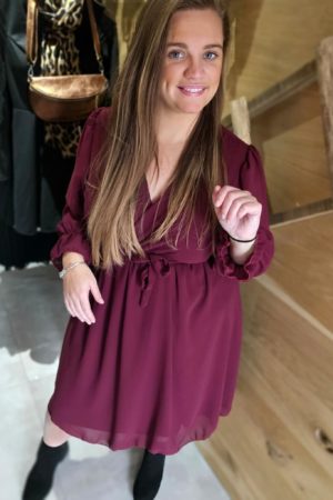 Lilie Plus - Robe Bordeaux