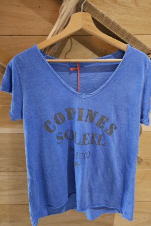 T-shirt Copines Soleil Mojito - Bleu