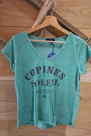 T-shirt Copines Soleil Mojito - Vert