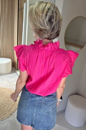 Blouse Célestine - Fuchsia