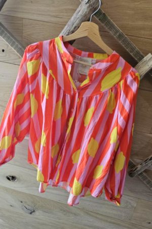 Chemise Citrons - Rose/Corail