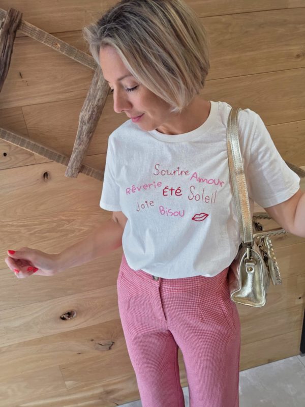 Pantalon rose Cory – Image 3