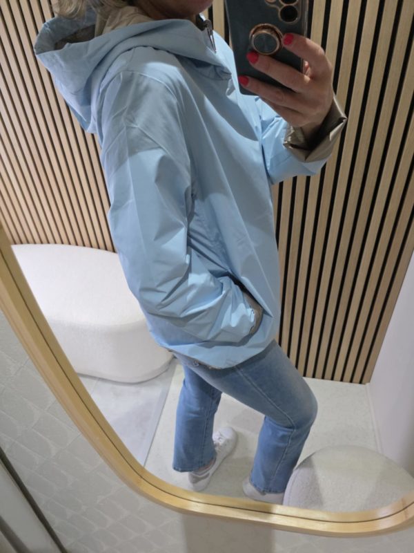Parka réversible - Bleu clair – Image 3
