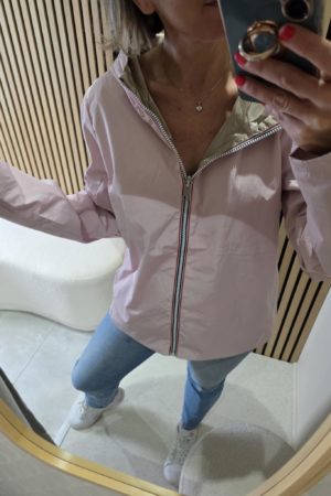 Parka réversible - Rose clair