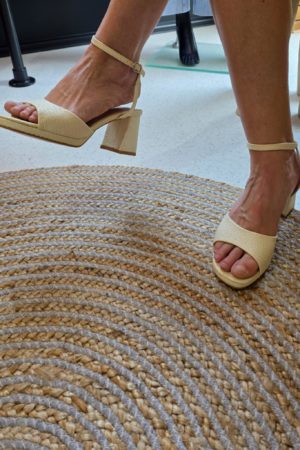 Sandales à talons - Beige