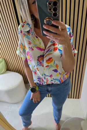 Chemisier Papaya (S à 4XL)