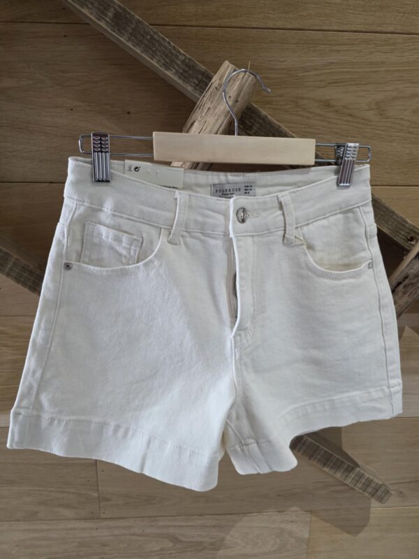 Short Beige Brodé – Image 4