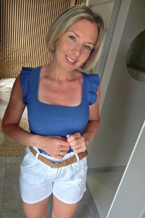 Débardeur Juline - Bleu jeans