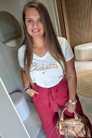 Lilie Plus - T-shirt Bichette - Blanc