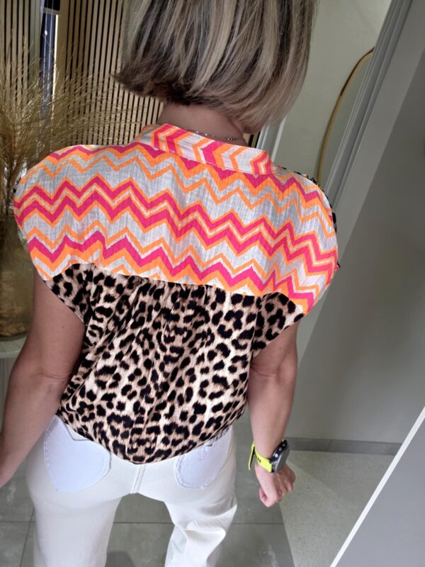 Blouse Léopard&Fluo – Image 2