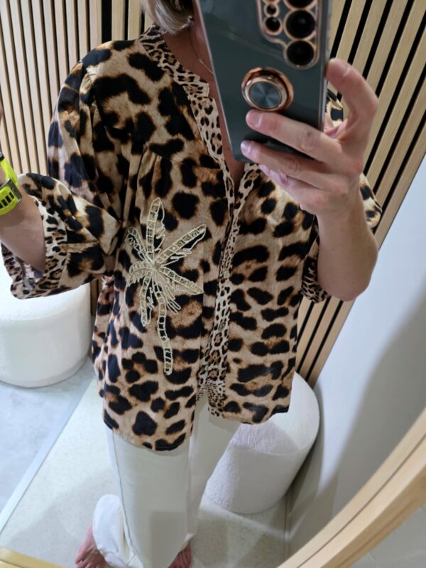Blouse Léopard&Palmiers – Image 2