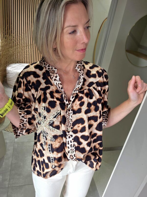 Blouse Léopard&Palmiers – Image 4