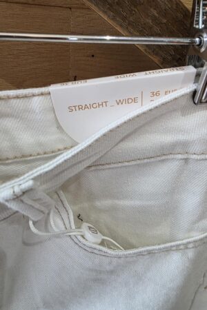 Oraije - Jeans blanc cassé - Straight Wide