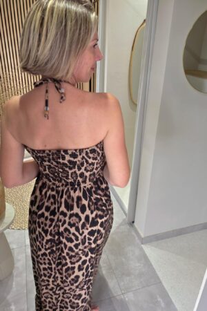 Robe Bustier Léopard