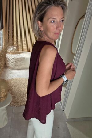 Blouse Mandie - Bordeaux