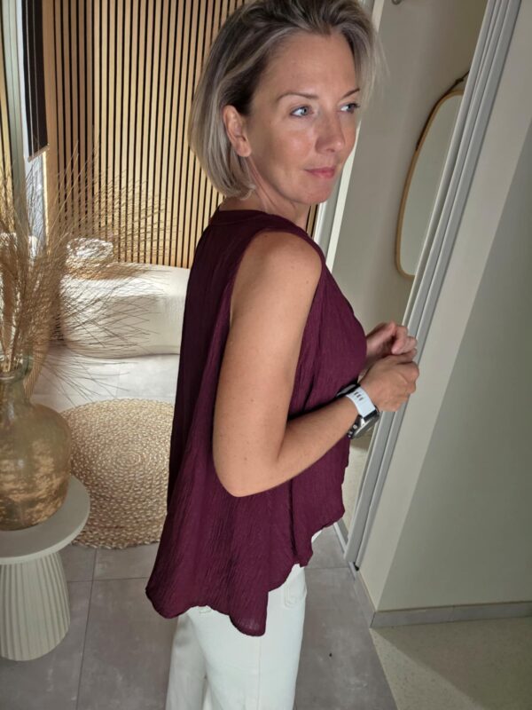 Blouse Mandie - Bordeaux – Image 2