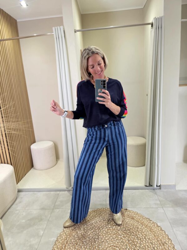 Pantalon jeans ligné – Image 6