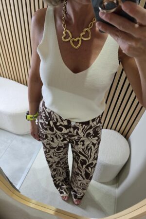 Pantalon imprimé Hendy