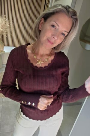 Pull Calista - Marron
