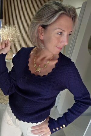 Pull Calista - Bleu marine