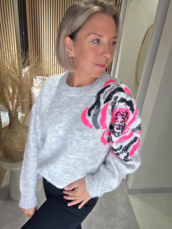 Pull Glam - Gris