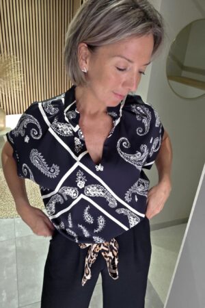 Blouse noire Seed