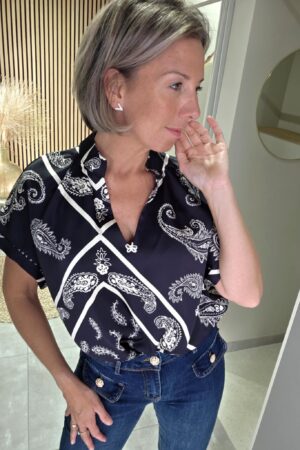 Blouse noire Seed