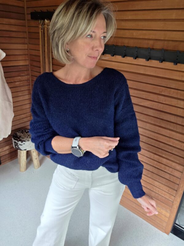 Pull Annie - Bleu marine – Image 2