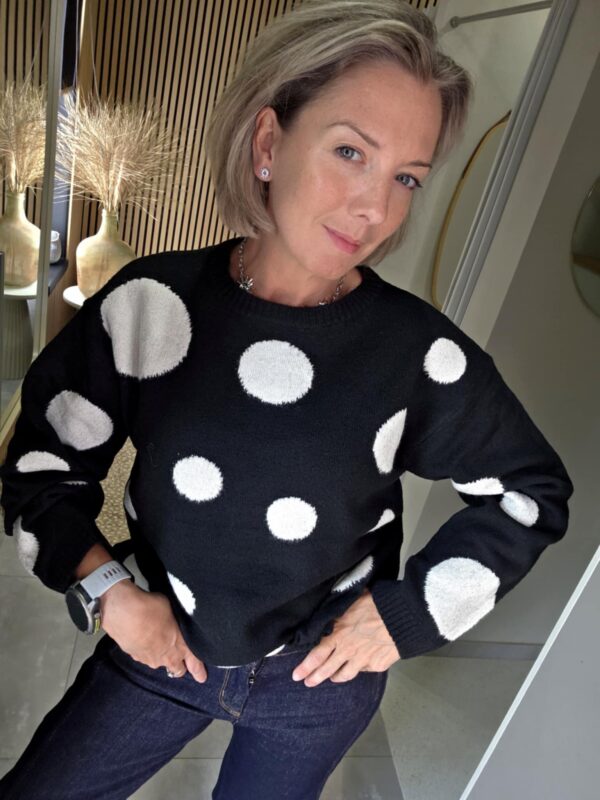 Pull Flocon - Noir