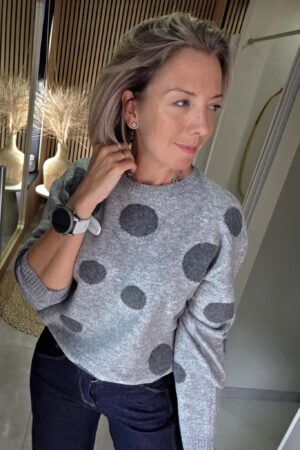 Pull Flocon - Gris