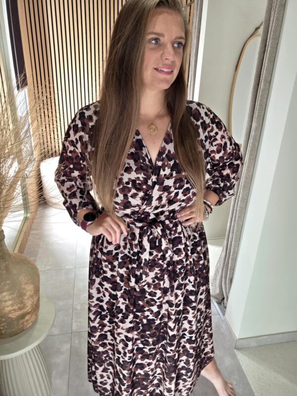 Lilie Plus - Robe Héléa - Marron – Image 3