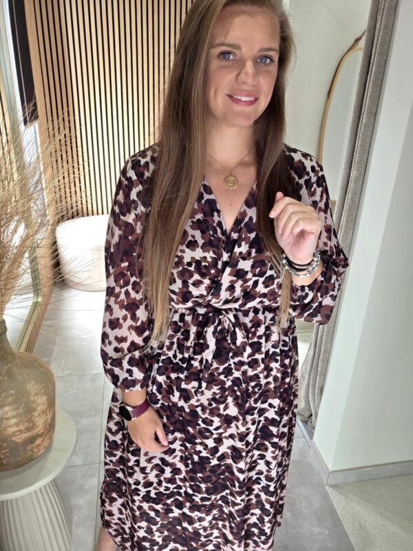 Lilie Plus - Robe Héléa - Marron – Image 2