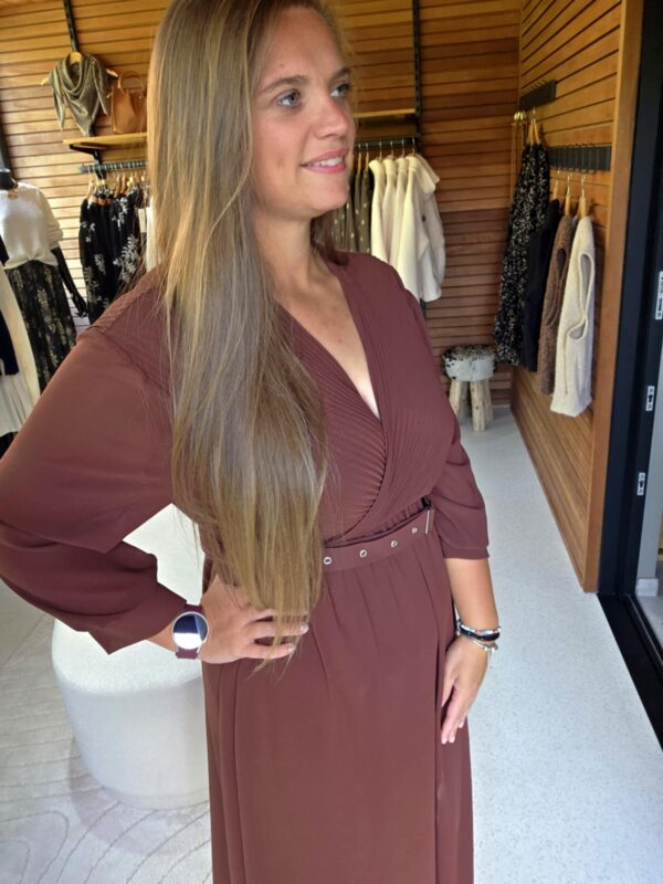 Lilie Plus - Robe Mélanie - Marron – Image 2