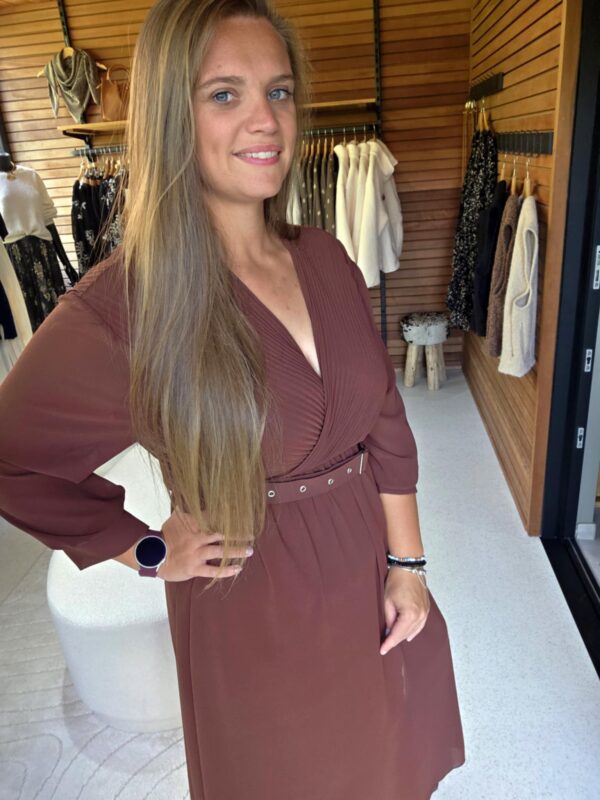 Lilie Plus - Robe Mélanie - Marron – Image 5