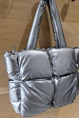 Sac matelassé - Argenté