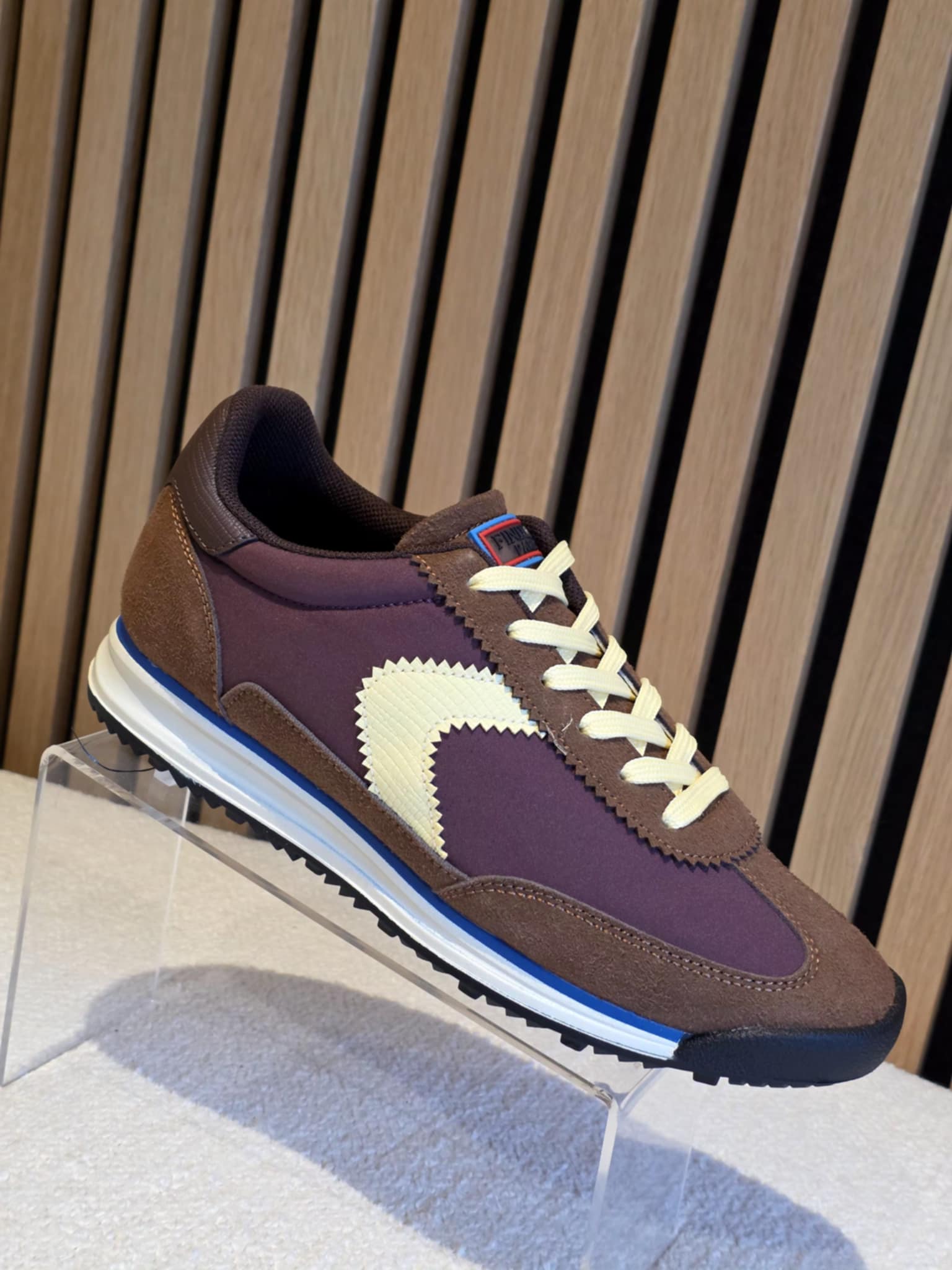 Baskets Ena - Marron/Lie de vin