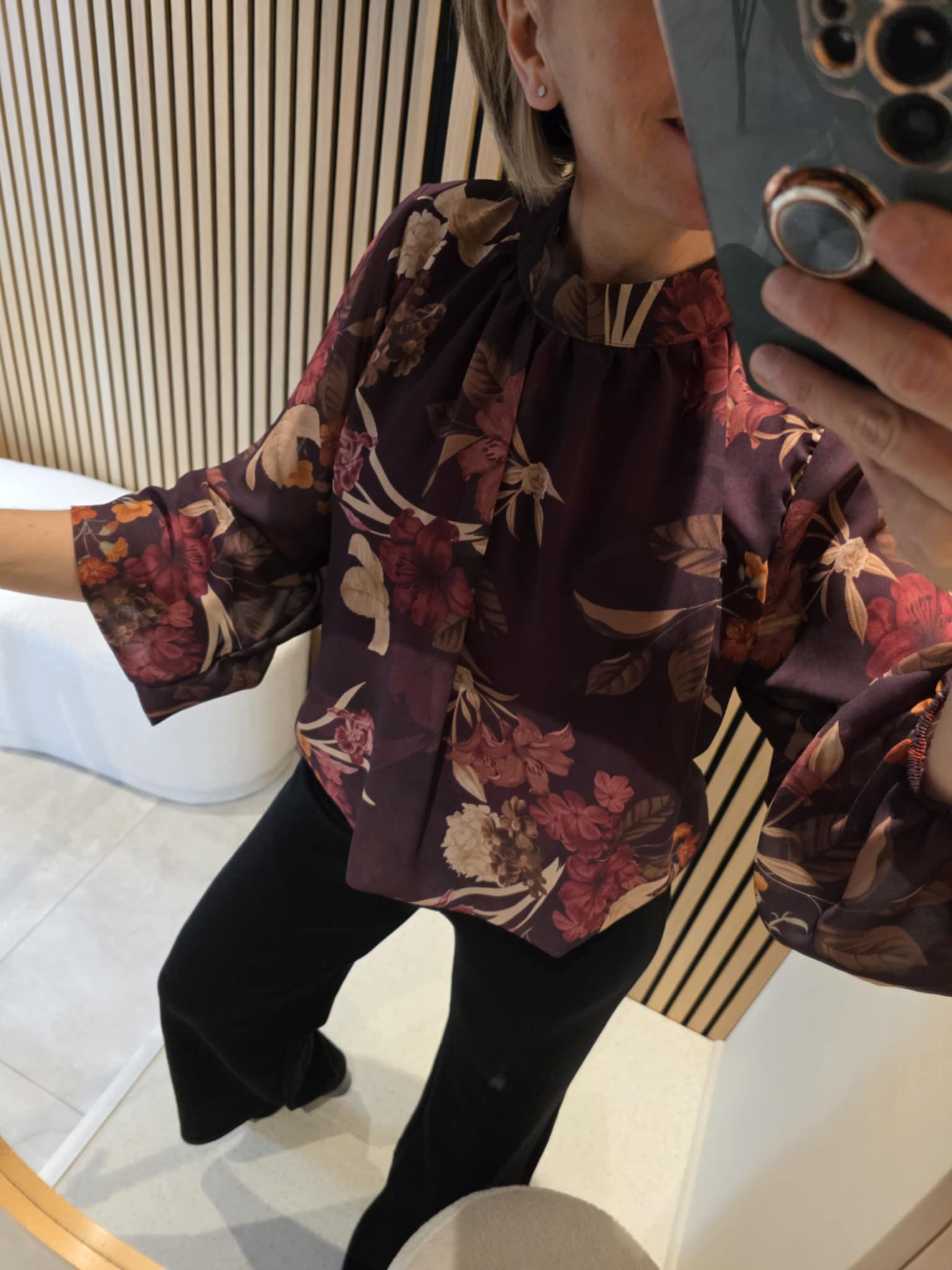 Blouse fleurie Fiona – Image 2