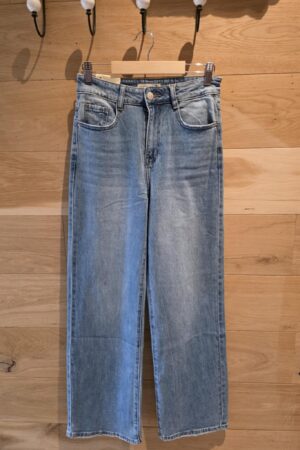 Jeans Wide Leg - Bleu