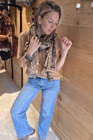 Jeans Wide Leg - Bleu